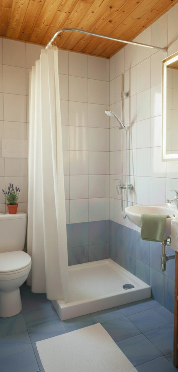 Sparkling clean bathroom