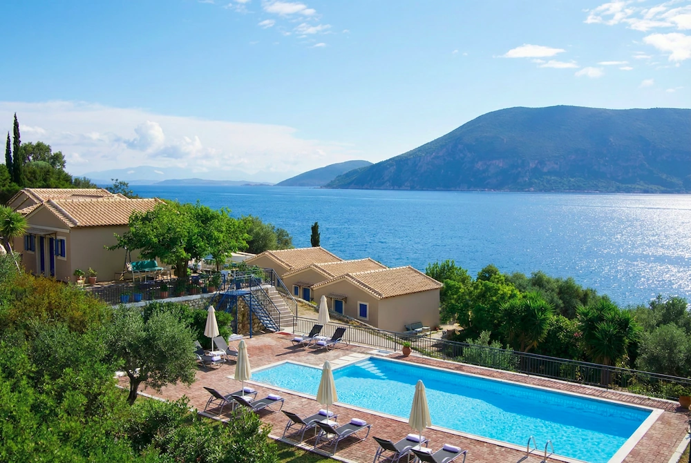 Panoramic sea-view kefalonia fiskardo